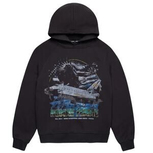 Homme + Femme Space Hoodie Medium Black